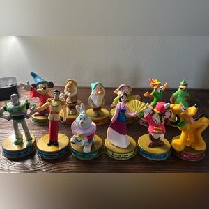 2002 100 Years Magic Disney Figurines (Lot Of 12) Mcdonalds toys vintage